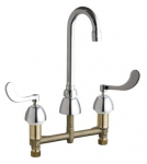 Chicago Faucets 786-GN1AE35ABCP Concealed Kitchen Sink Faucet